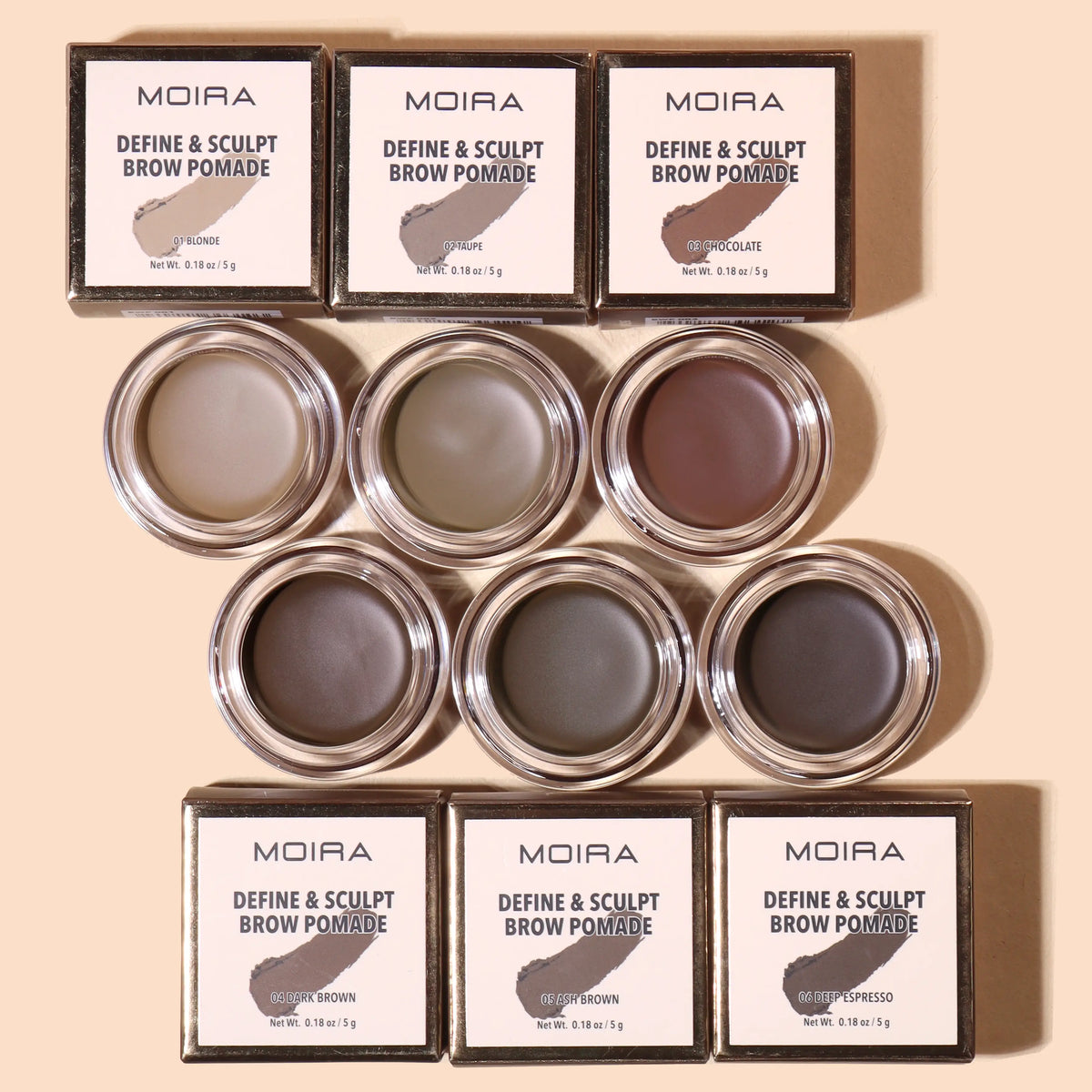 MORIA DEFINE & SCULPT BROW POMADE